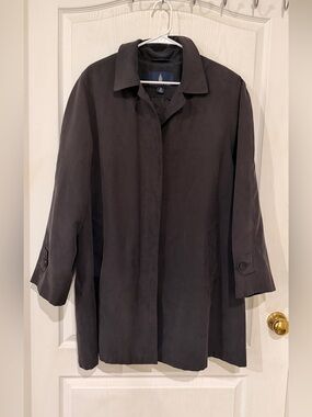 London Fog Women's Dark Gray Trench Coat